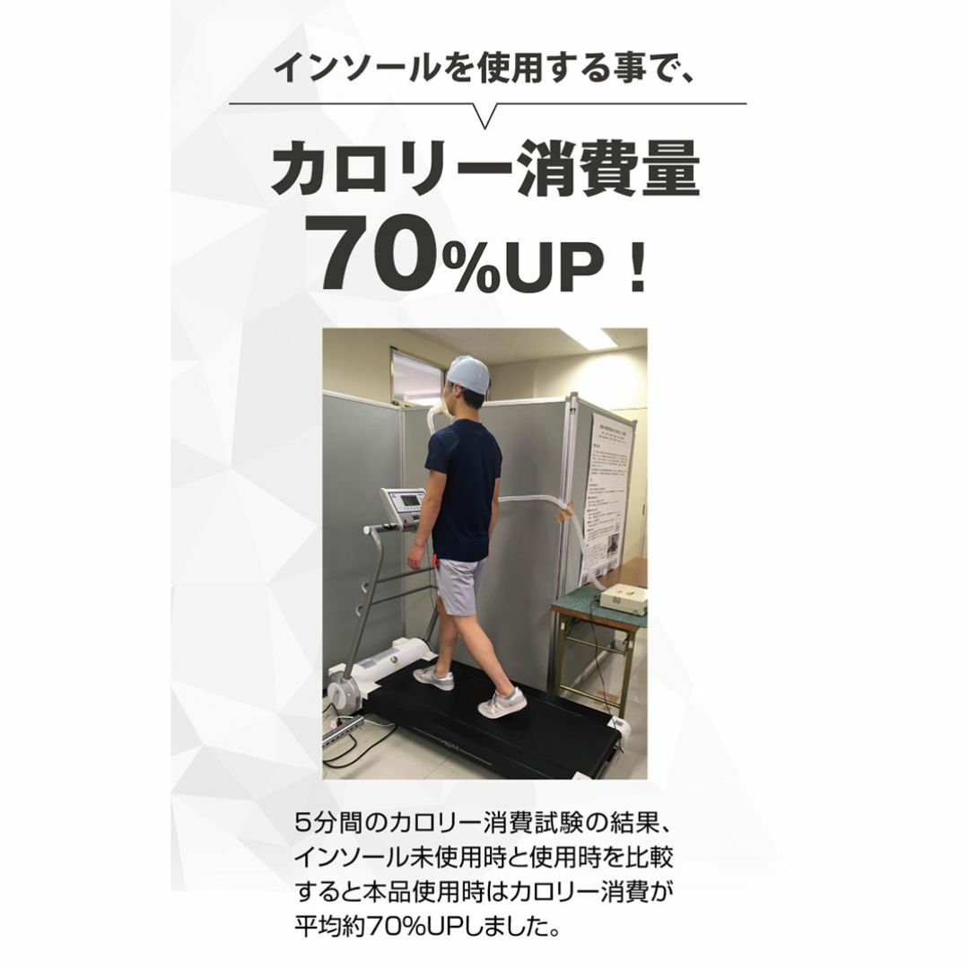 体幹筋エクササイズインソールツインボー/筋力UP O脚 極薄 ウォーキング(L) コスメ/美容のダイエット(エクササイズ用品)の商品写真