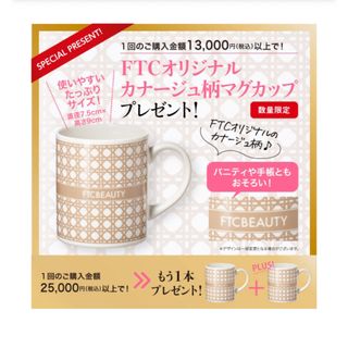 FTC - FTCオリジナル カナージュ柄マグカップ2個セット（非売品）