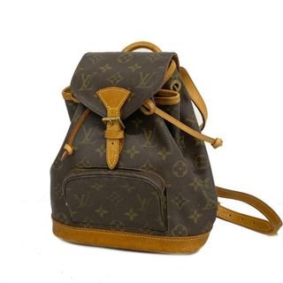 ルイヴィトン(LOUIS VUITTON)の【4hb2451】ルイヴィトン リュックサック/モノグラム/ミニモンスリ/M51137/ブラウン【中古】レディース(リュック/バックパック)