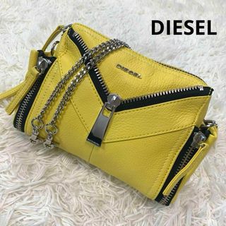 DIESEL - B129.極美品◆ディーゼル LE-ZIPPER本革 2way ショルダーバッグ