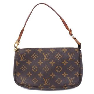 ルイヴィトン(LOUIS VUITTON)の【4hb2503】ルイヴィトン ポーチ/モノグラム/ポシェットアクセソワール/M51980/ブラウン【中古】レディース(ポーチ)