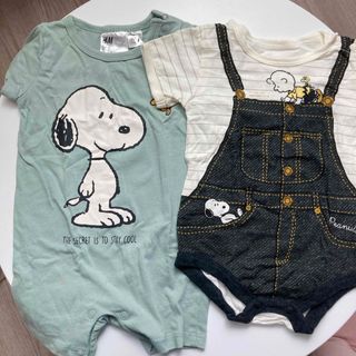 SNOOPY - ロンパース まとめ売り スヌーピー 70 半袖