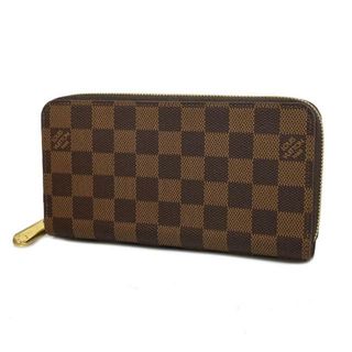 ルイヴィトン(LOUIS VUITTON)の【4hb2548】ルイヴィトン 長財布/ダミエ/ジッピーウォレット/N41661/エベヌ【中古】メンズ/レディース/ユニセックス(財布)