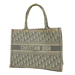 Dior - 【4hb2553】クリスチャンディオール トートバッグ/トロッター/キャンバス/グレー 【中古】 レディース