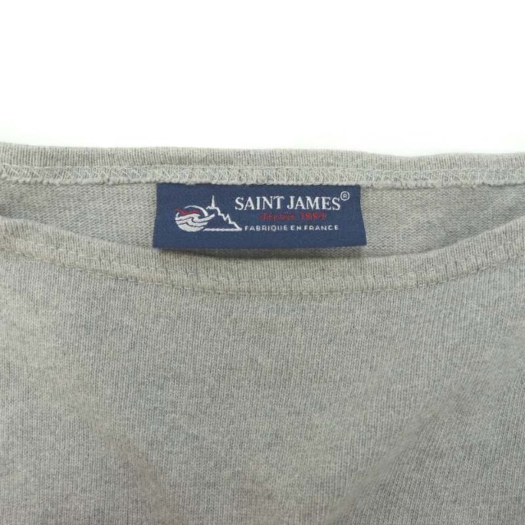 SAINT JAMES(セントジェームス)のセントジェームス ロングスリーブ バスクシャツ カットソー 長袖 S~M グレー レディースのトップス(カットソー(長袖/七分))の商品写真