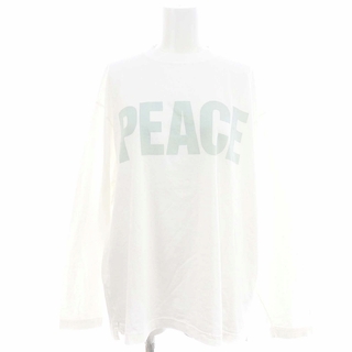 ロンハーマン(Ron Herman)のロンハーマン キャサリンハムネット 24SS PEACE カットソー Tシャツ(Tシャツ(長袖/七分))