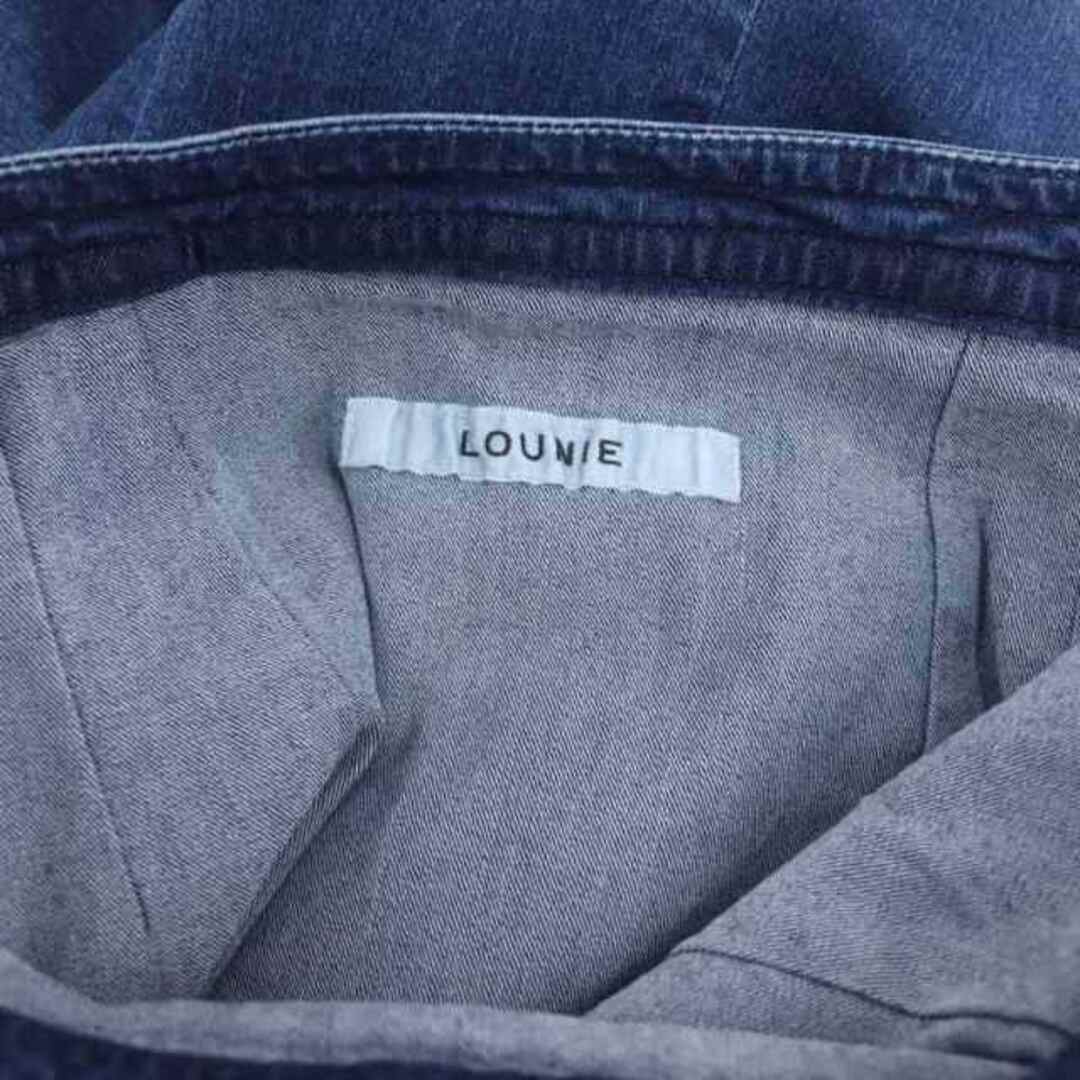 LOUNIE(ルーニィ)のルーニィ デニム マーメイドスカート ロング丈 マキシ丈 サイドジップ M 青 レディースのスカート(ロングスカート)の商品写真
