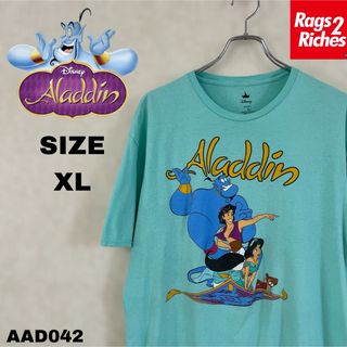 アラジン(Aladdin)のアラジン ALADDIN ディズニー Disney プリント Tシャツ(Tシャツ/カットソー(半袖/袖なし))