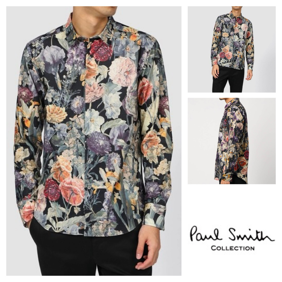 Paul Smith COLLECTION(ポールスミスコレクション)の美品■ポールスミス■フローラル 花柄 ボタニカル コーデュロイ プリント シャツ メンズのトップス(シャツ)の商品写真