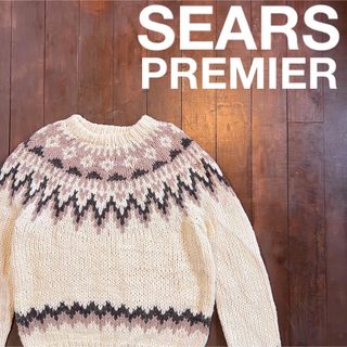 レア！【SEARS PREMIER シアーズ プレミア】ビンテージニットセーター(ニット/セーター)