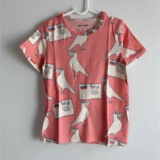 【新品未使用】mini rodini Tシャツ ピジョン ピンク 116−122