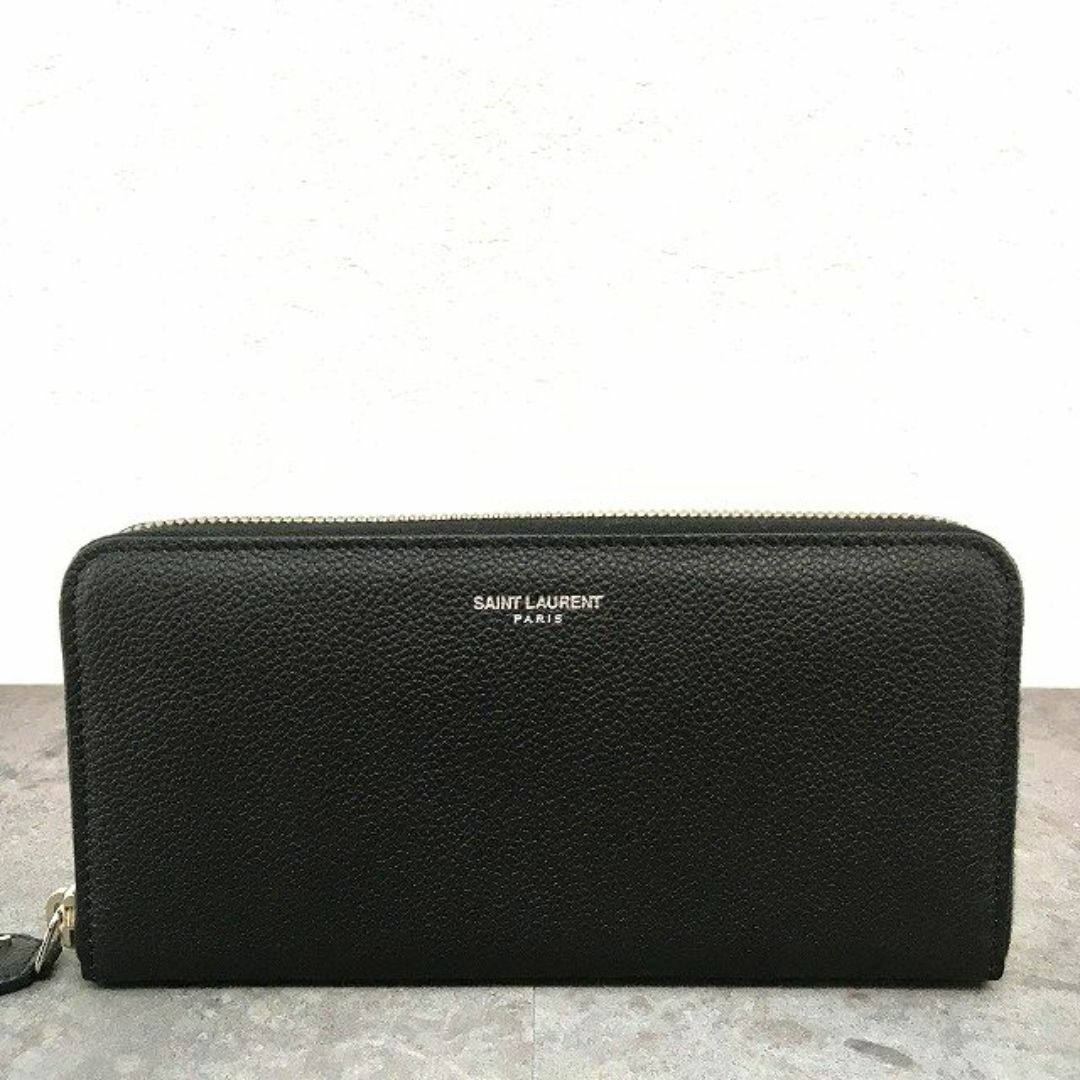 Saint Laurent(サンローラン)の未使用品 Saint Laurent ジップウォレット 黒 385 メンズのファッション小物(長財布)の商品写真