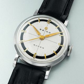 セイコー(SEIKO)の(816) セイコー スーパー 手巻き 1959年 日差11秒 パンダ文字盤(腕時計(アナログ))