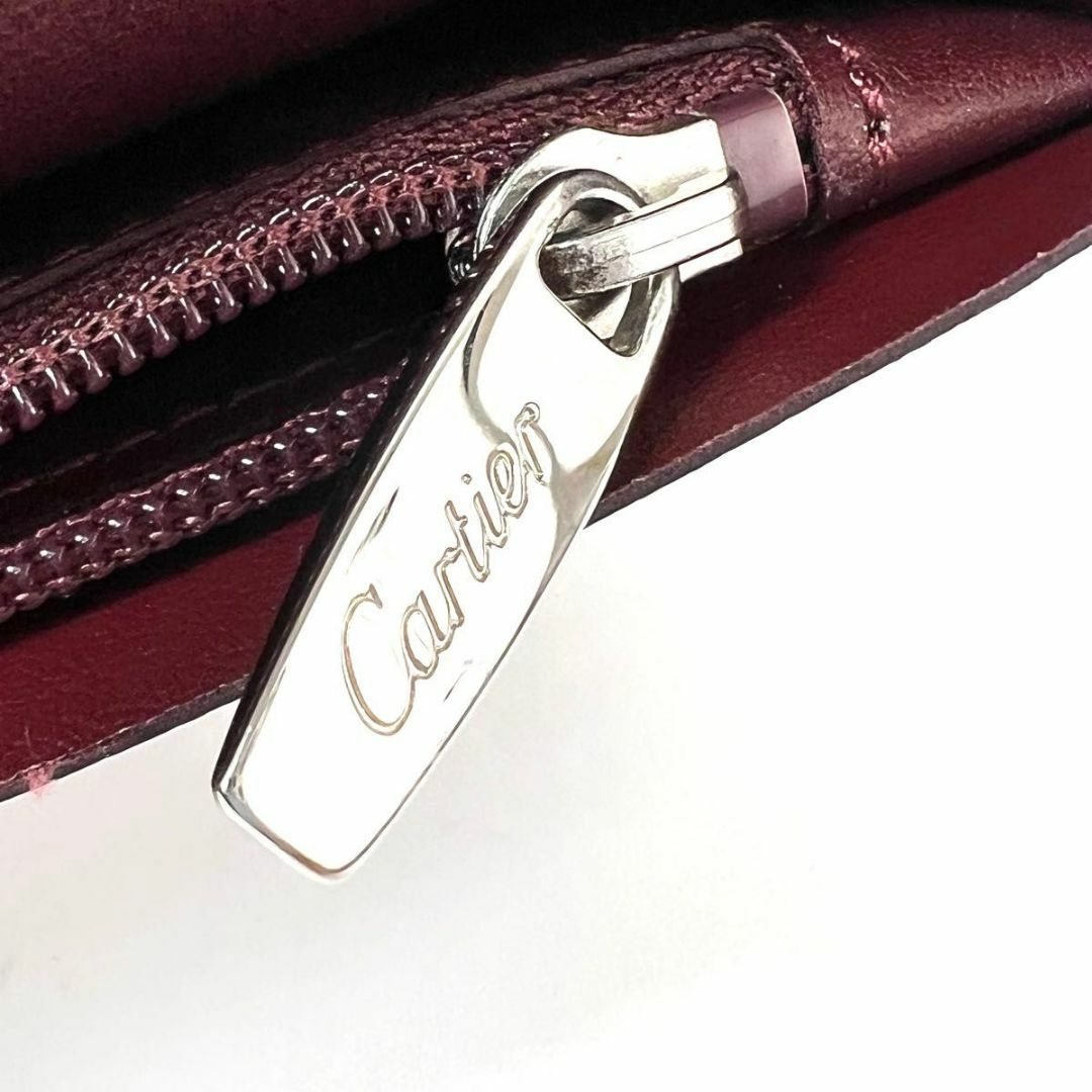 Cartier(カルティエ)のCartier カルティエ マストライン 長財布 レザー ボルドー 二つ折り レディースのファッション小物(財布)の商品写真