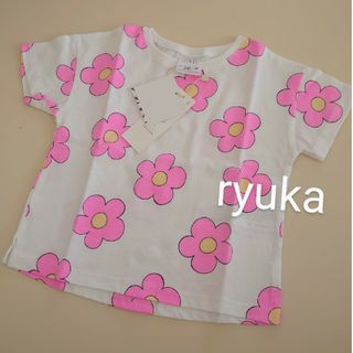 ZARA KIDS - ■ZARA■新品未使用　ザラ　Tシャツ　花　80cm