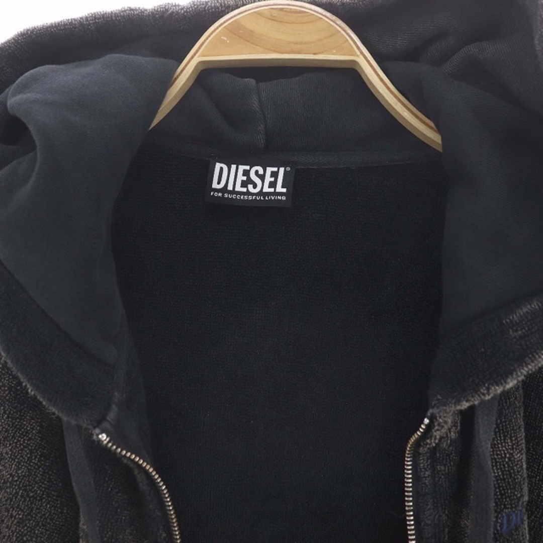 DIESEL(ディーゼル)のディーゼル パーカー 長袖 フロントジップ フード付き M グレーベージュ レディースのトップス(トレーナー/スウェット)の商品写真