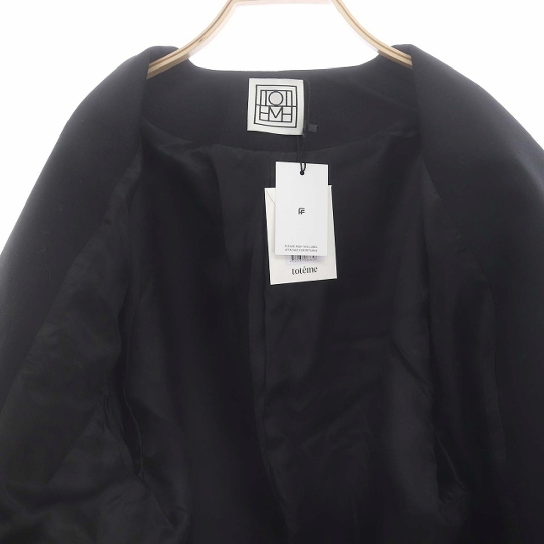 トーテム TOTEME ジャケット ブレザー アウター 38 L 黒 ブラック レディースのジャケット/アウター(その他)の商品写真