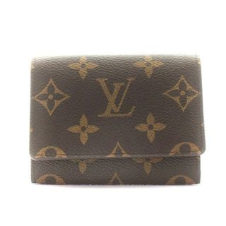 ルイヴィトン(LOUIS VUITTON)のルイヴィトン モノグラム アンヴェロップ カルト ドゥ 茶 M62920(名刺入れ/定期入れ)