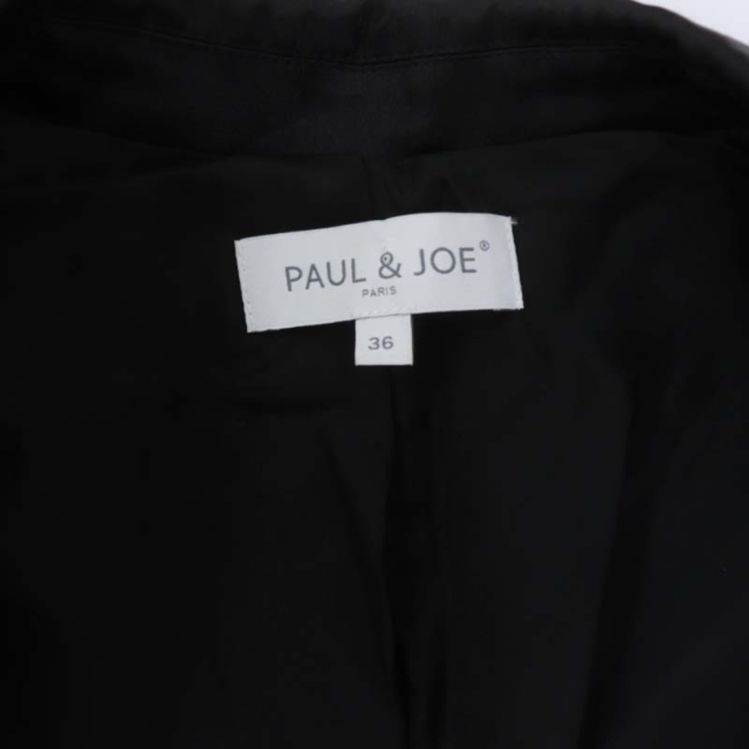 PAUL & JOE(ポールアンドジョー)のポール＆ジョー ショート丈 タキシード ジャケット テーラード 36 ブラック レディースのジャケット/アウター(その他)の商品写真