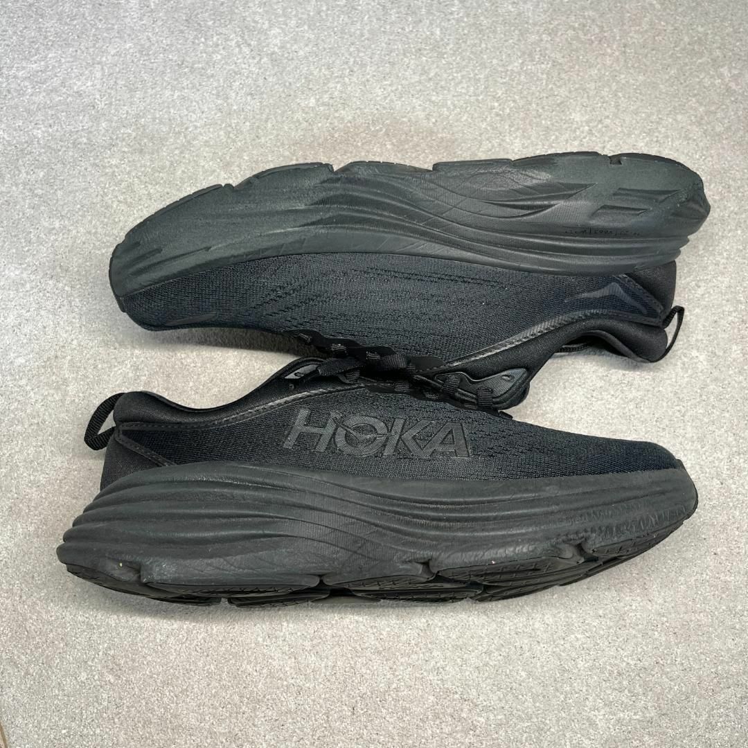 HOKA ONE ONE(ホカオネオネ)のホカ オネオネ ボンダイ8 スニーカー 24.5㎝ ブラック ♫ レディースの靴/シューズ(スニーカー)の商品写真