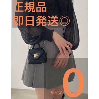 スナイデル(SNIDEL)のSNIDEL✩.*˚極美品 サイドプリーツスカショーパン GRY 0サイズ(キュロット)