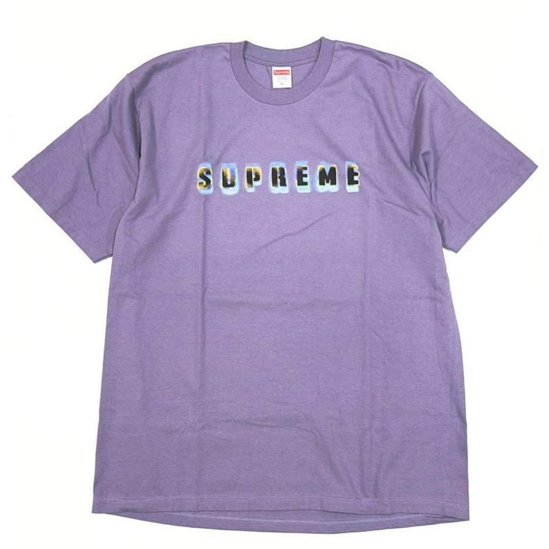 Supreme(シュプリーム)の未使用品 Supreme シュプリーム Stencil Tee XL パープル メンズのトップス(Tシャツ/カットソー(半袖/袖なし))の商品写真