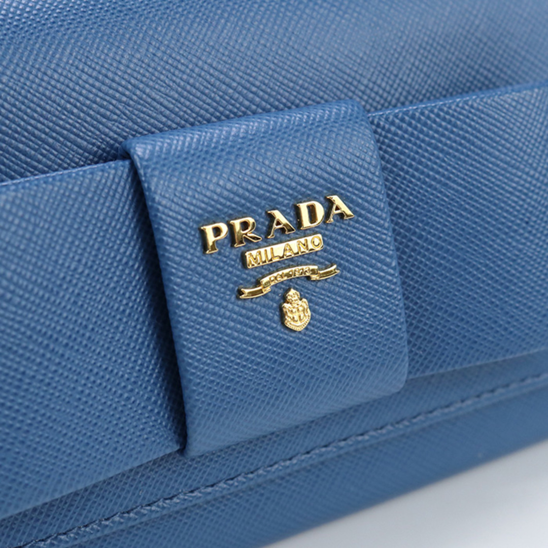 PRADA(プラダ)のプラダ サフィアーノレザー財布 1MH132 長財布ニ折小銭入付き レディースのファッション小物(財布)の商品写真