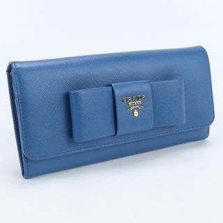 プラダ(PRADA)のプラダ サフィアーノレザー財布 1MH132 長財布ニ折小銭入付き(財布)