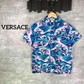 VERSACE - 『VERSACE』ヴェルサーチ (S) 半袖シャツ / アロハシャツ