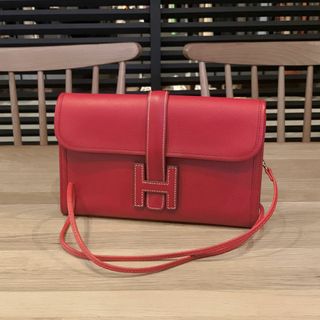 Hermes - 美品 エルメス ポシェット ジジェ クシュベル ルージュヴィフ ヴィンテージ