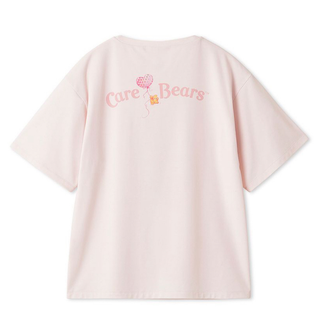 SNIDEL HOME(スナイデルホーム)のスナイデルホーム　ケアベア　コラボ　Tシャツ　ピンク　PNK　フリー★新品 レディースのトップス(Tシャツ(半袖/袖なし))の商品写真