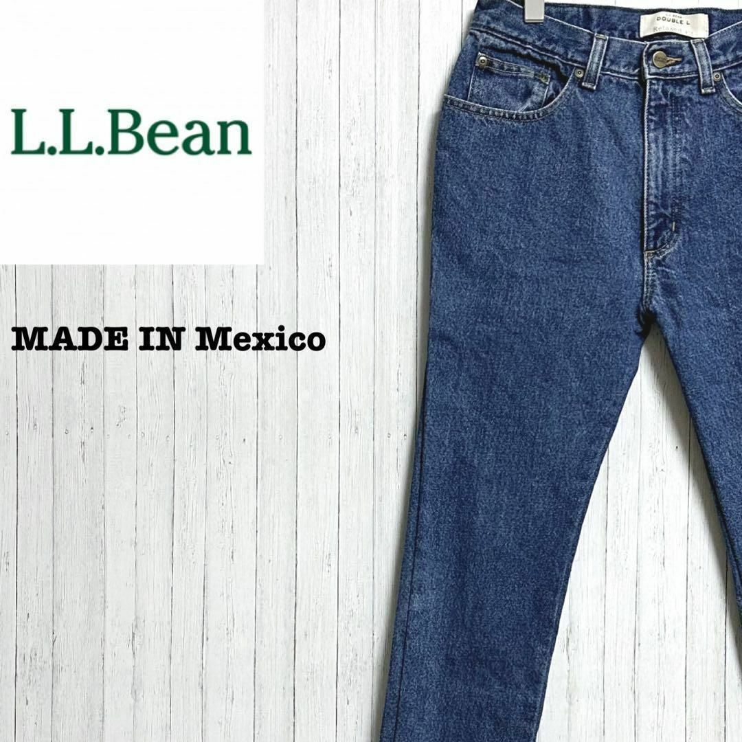 L.L.Bean(エルエルビーン)のエルエルビーン　メキシコ製　デニム　ジーンズ　ジーパン　アウトドア　古着女子 レディースのパンツ(デニム/ジーンズ)の商品写真