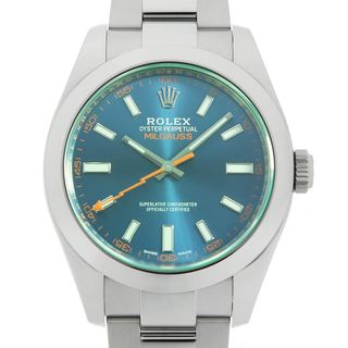 ロレックス(ROLEX)のロレックス ミルガウス Zブルー 116400GV ブルー ランダム番 メンズ 中古 腕時計(腕時計(アナログ))