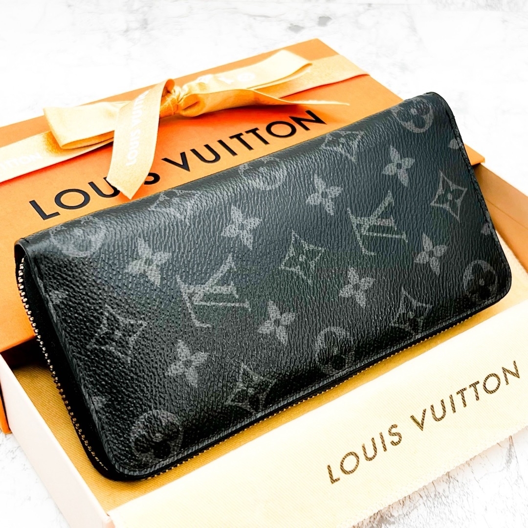 LOUIS VUITTON(ルイヴィトン)の✨新品同様✨ルイヴィトン　新型　ジッピーウォレットヴェルティカル　エクリプス メンズのファッション小物(長財布)の商品写真