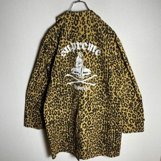 シュプリーム(Supreme)の【極美品】シュプリームxヒステリックグラマー　レオパード　トレンチコート(トレンチコート)