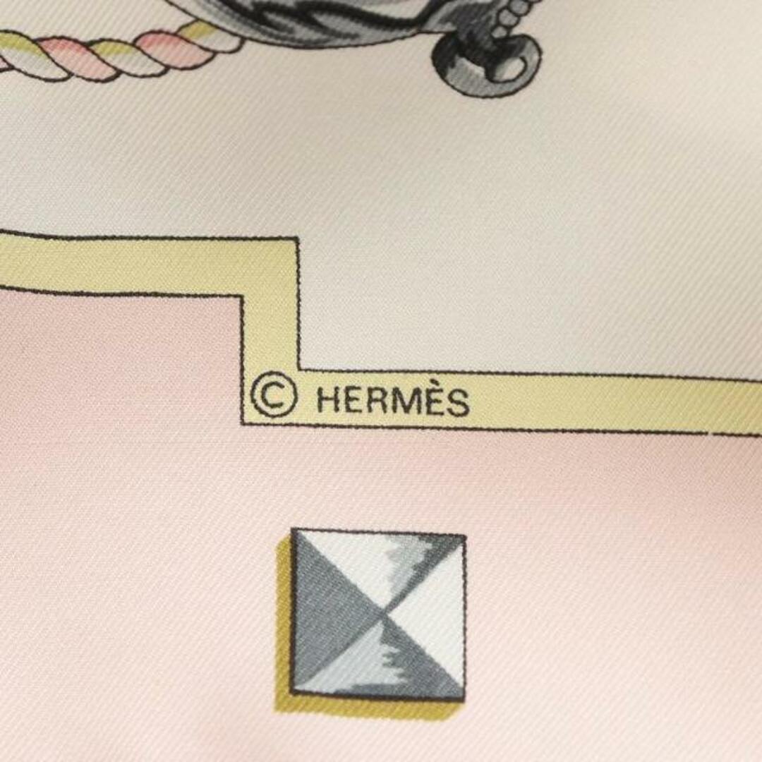 Hermes(エルメス)のエルメス カレ90 les cles key スカーフ 鍵 タッセル ピンク レディースのファッション小物(バンダナ/スカーフ)の商品写真