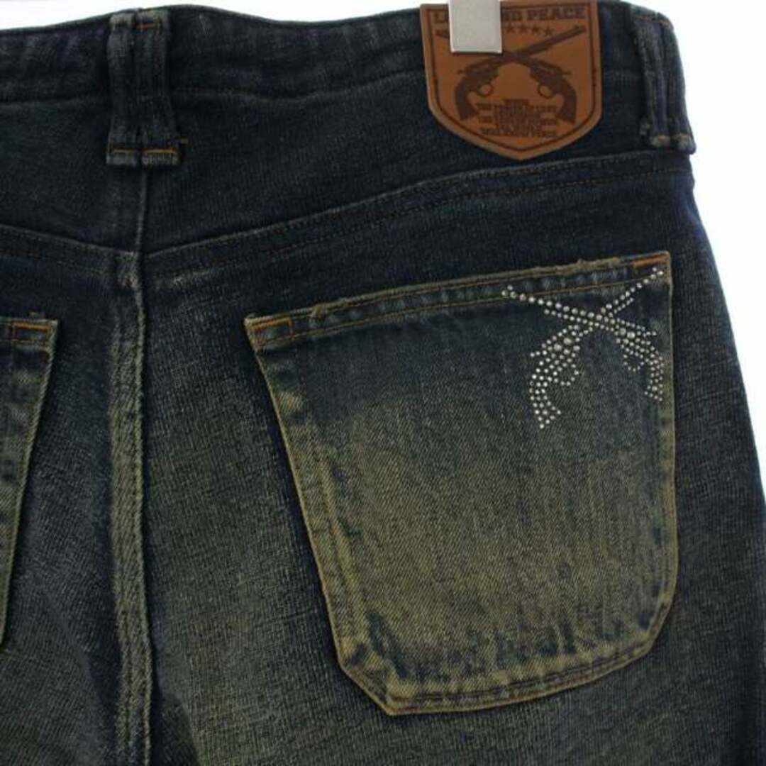 roar(ロアー)のroar デニム ショートパンツ ボタンフライ 2 M インディゴ メンズのパンツ(ショートパンツ)の商品写真