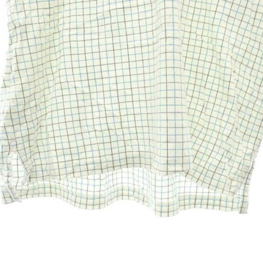 Eddie Bauer(エディーバウアー)のEDDIE BAUER チェック柄 ポロシャツ カットソー 半袖 XL 白 メンズのトップス(ポロシャツ)の商品写真