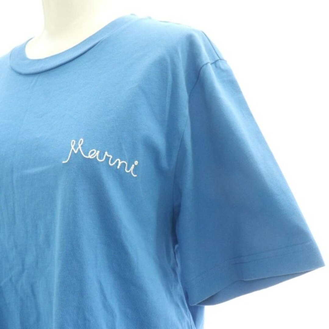 Marni(マルニ)のマルニ 21年製 マルニイタリックロゴ クルーネック Tシャツ カットソー 半袖 レディースのトップス(Tシャツ(半袖/袖なし))の商品写真