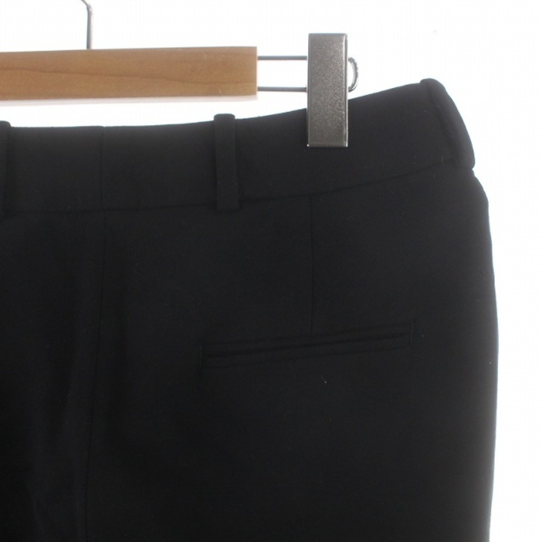 エルマノシェルビーノ テーパードパンツ スラックス ウール混 42 XL 黒 レディースのパンツ(その他)の商品写真
