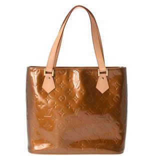 ルイヴィトン(LOUIS VUITTON)のルイヴィトン ヴェルニ ヒューストン トート ハンドバッグ ブロンズ(ハンドバッグ)