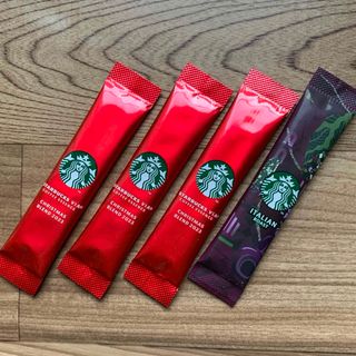 スターバックス(Starbucks)のスターバックス　VIA   クリスマスブレンド　3本　イタリアンロースト　1本(コーヒー)