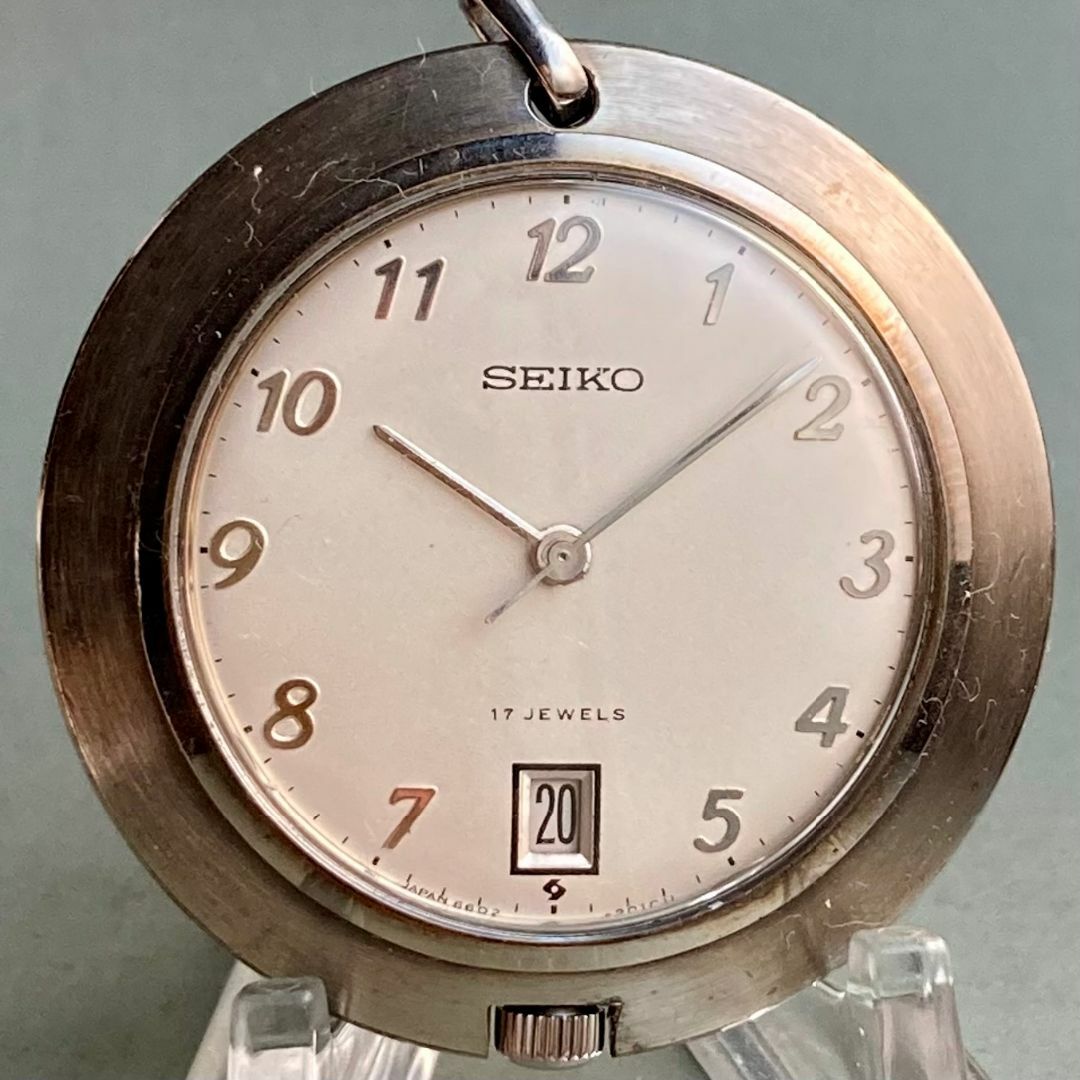 SEIKO(セイコー)の【動作品】セイコー SEIKO 懐中時計 1969年 昭和44年 手巻き デイト メンズの時計(その他)の商品写真