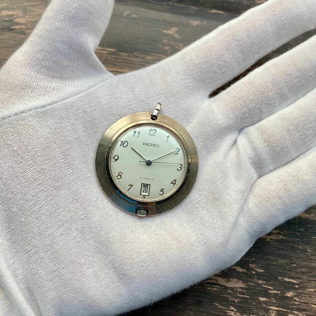 SEIKO(セイコー)の【動作品】セイコー SEIKO 懐中時計 1969年 昭和44年 手巻き デイト メンズの時計(その他)の商品写真