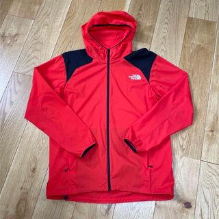 ザノースフェイス(THE NORTH FACE)のノースフェイス エニータイムウィンドフーディ　Mサイズ　美品★アウタージャケット(マウンテンパーカー)