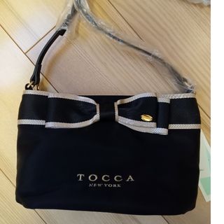 TOCCA - 新品・未使用　トッカ　BICOLOR RIBBON POCHETTE ブラック