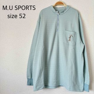 M・Uスポーツ - 【美品】M-U SPORTS ウエサコ メンズ 長袖 ポロシャツ