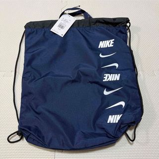 ナイキ(NIKE)のNIKE ナイキ プールバッグ　ナップサック ナイロンバッグ 紺(その他)