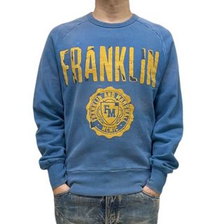 フランクリンアンドマーシャル(FRANKLIN&MARSHALL)の中古 FRANKLIN&MARSHALL ダメージプリント カレッジスウェット(スウェット)