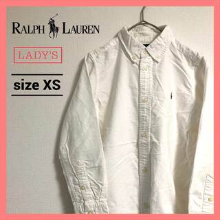 ラルフローレン(Ralph Lauren)の90s 古着 ラルフローレン 長袖BDシャツ 白シャツ レディースXS (シャツ/ブラウス(長袖/七分))